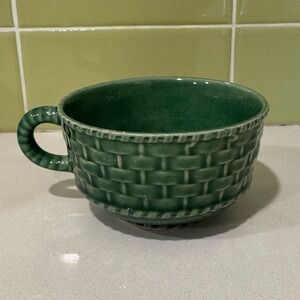 Bordallo Pinheiro Basketweave Green Tea Cup